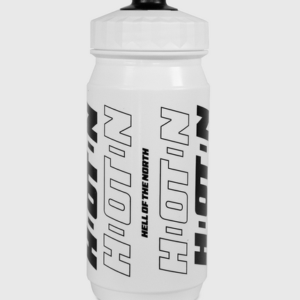 borraccia da ciclismo bianca HOTN con logo animazione