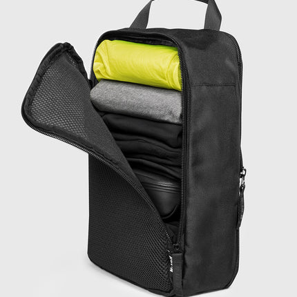 organizer per vestiti espandibile nero HEM aperto