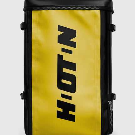 zaino da trasferta per ciclista giallo